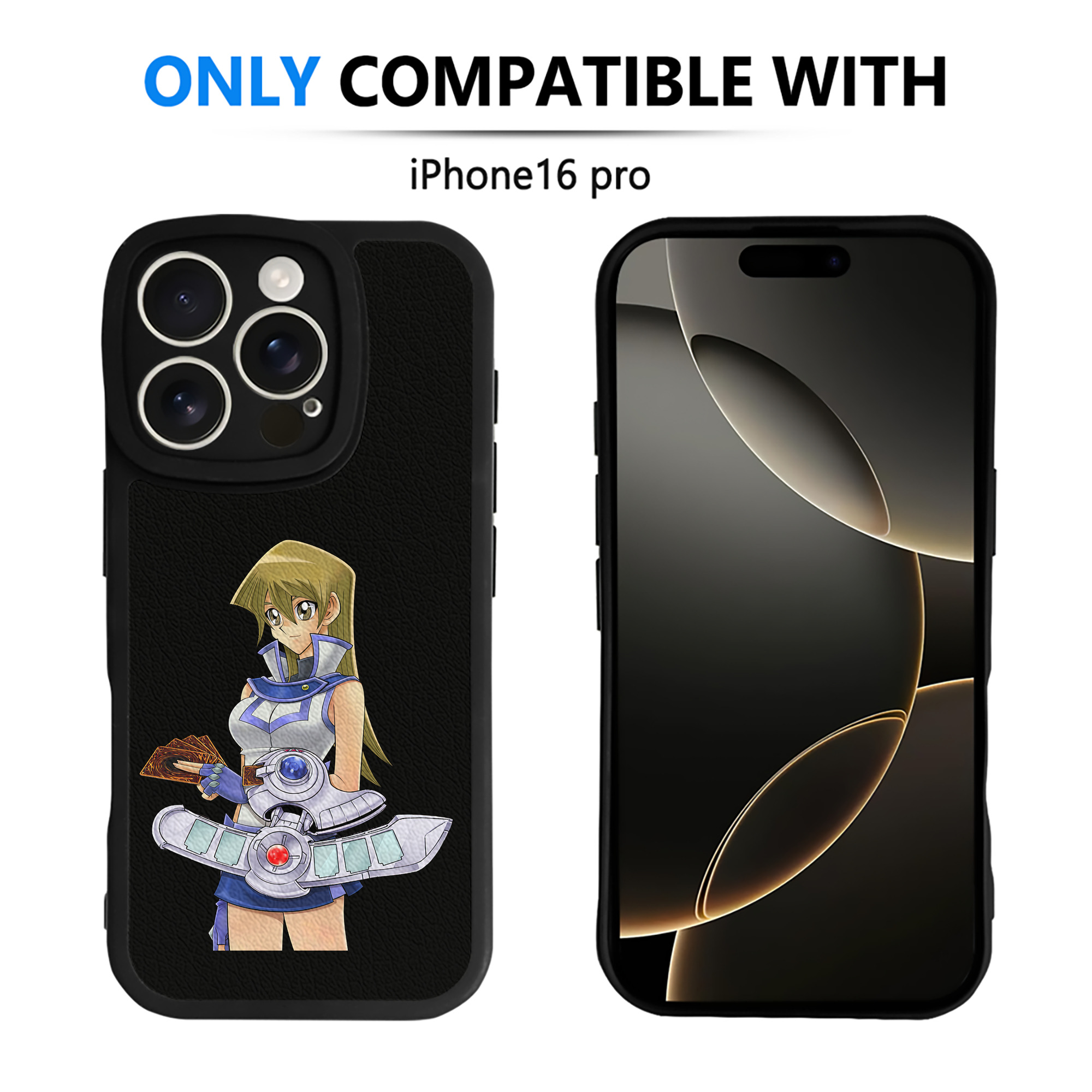 遊☆戯☆王 Yu-Gi-Oh! 【iPhone 16シリーズ対応】シリコンスマホケース（レザー調） 材質：シリコン